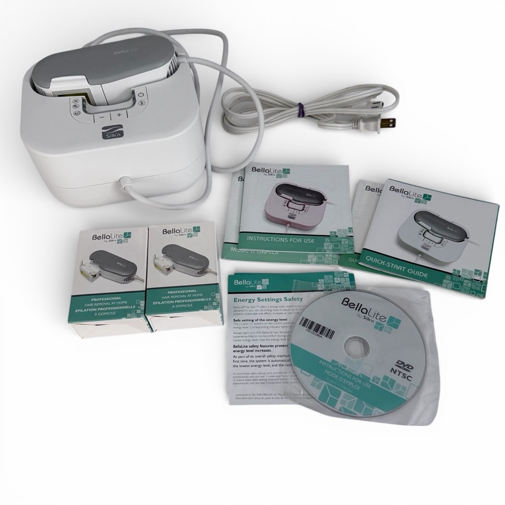 SILK’N BellaLite Home IPL Hair Removal Device Kit with Cartridges